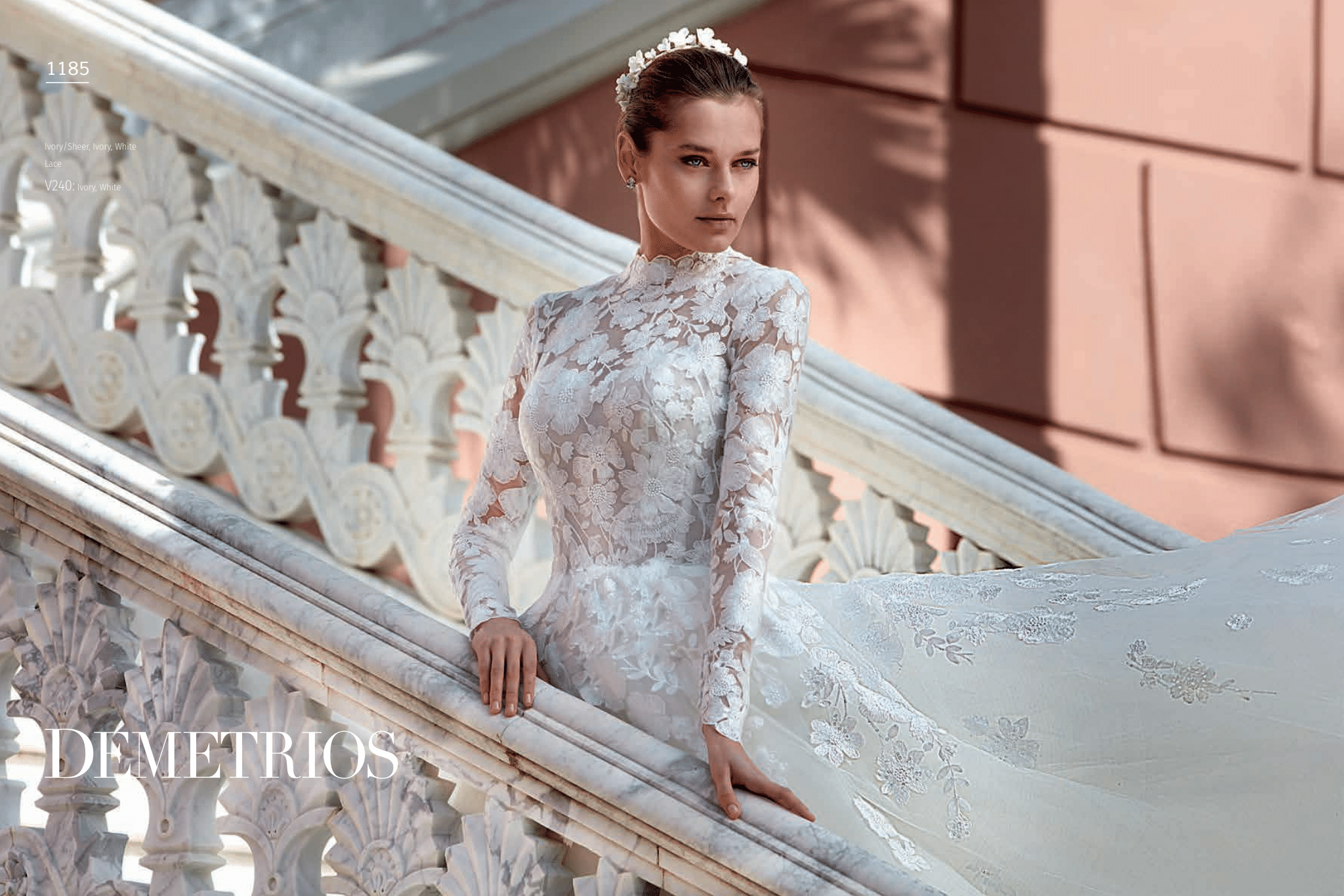demetrios long sleeve wedding dress Demetrios - DP489